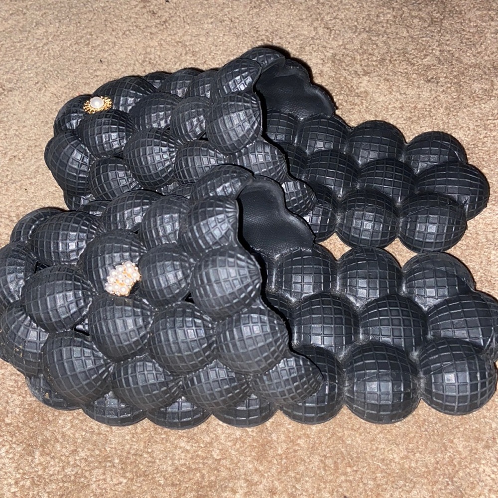 Black Bubble Slides
